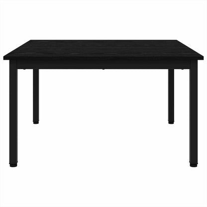 Konferenční Stolek Černý Dub 80 X 80 X 45 Cm Kompozitní Dřevo