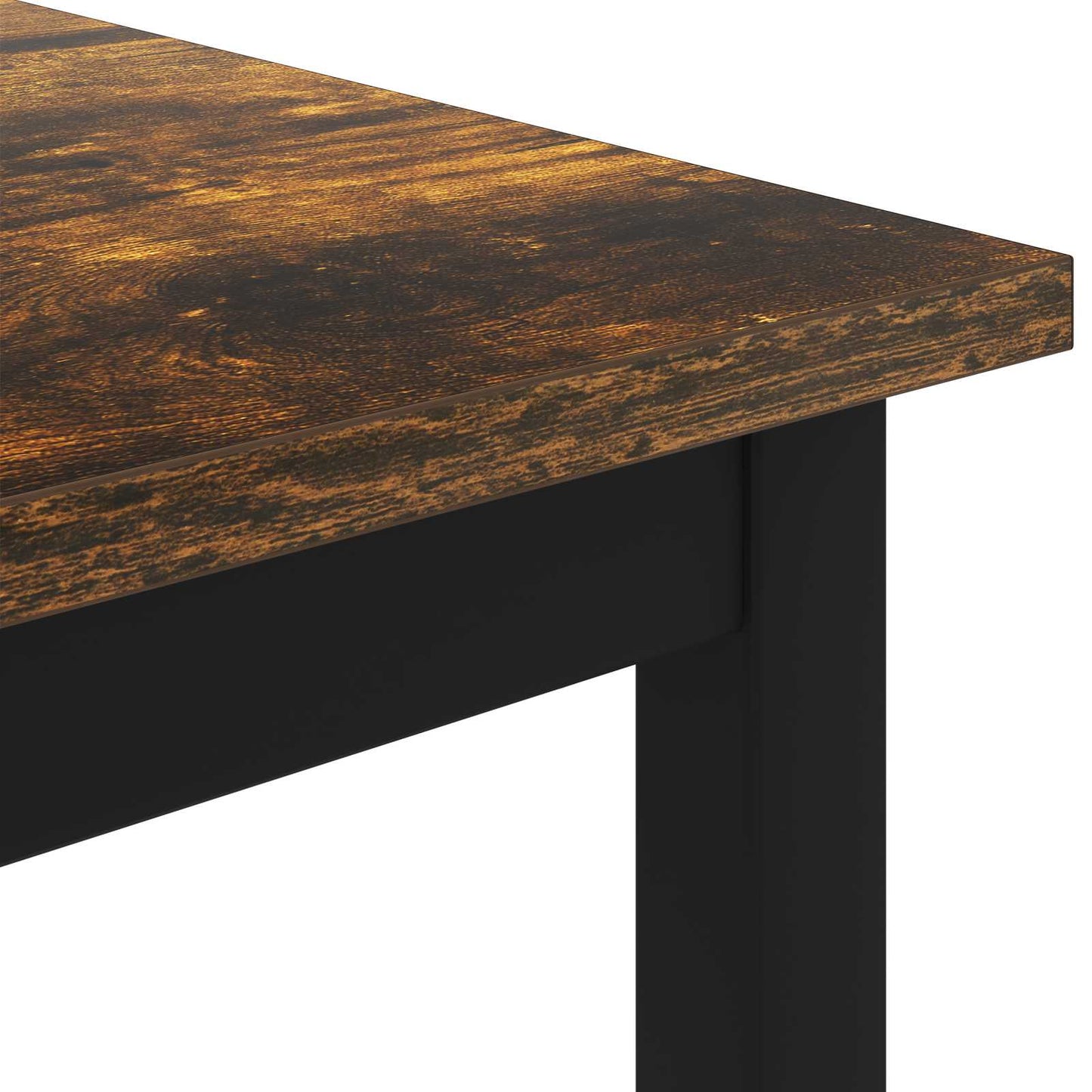 Konferenční Stolek Kouřový Dub 80 X 80 X 45 Cm Kompozitní Dřevo