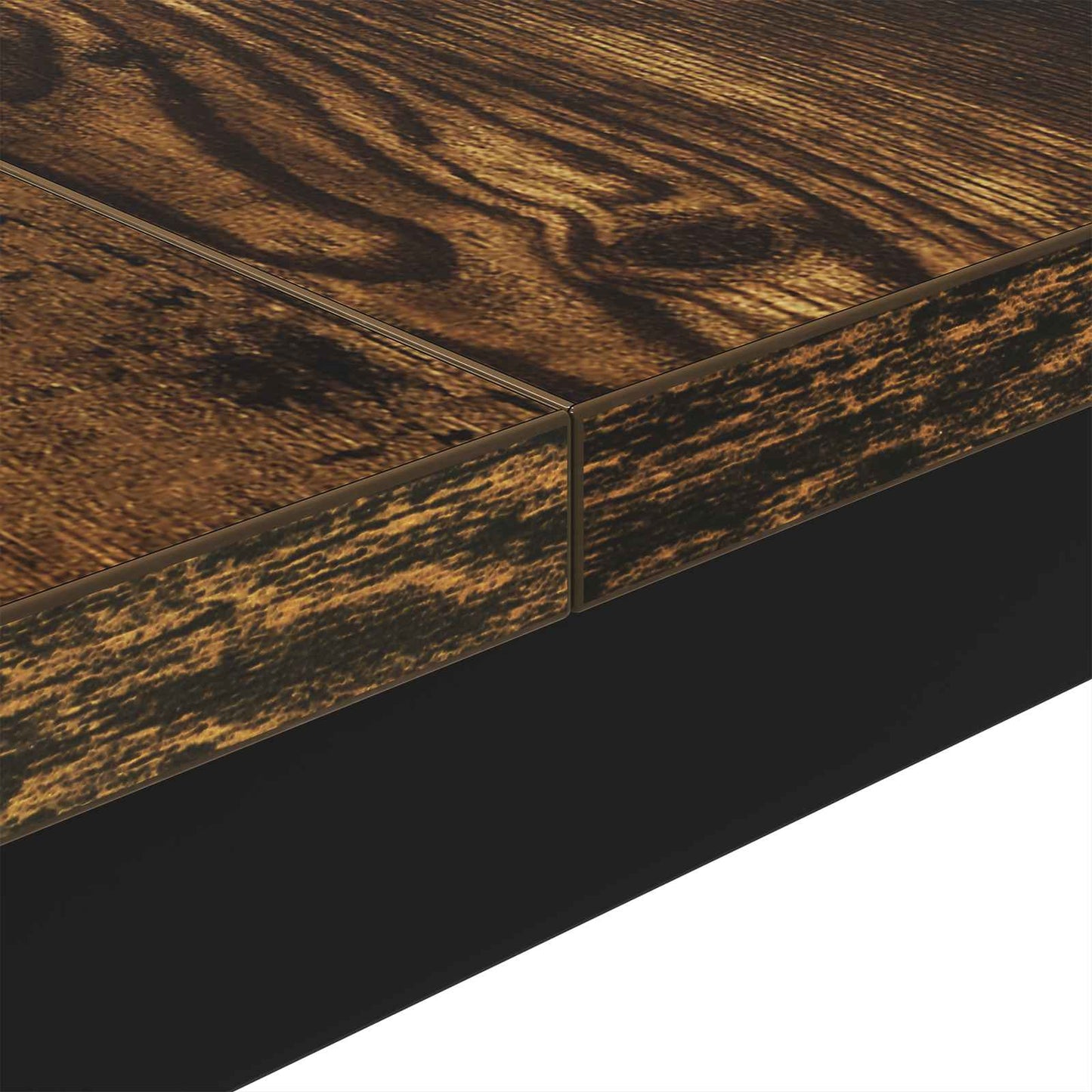 Konferenční Stolek Kouřový Dub 80 X 80 X 45 Cm Kompozitní Dřevo