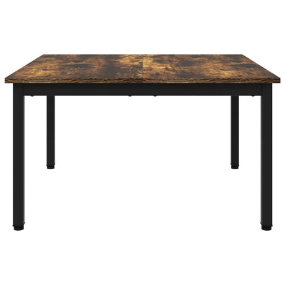 Konferenční Stolek Kouřový Dub 80 X 80 X 45 Cm Kompozitní Dřevo