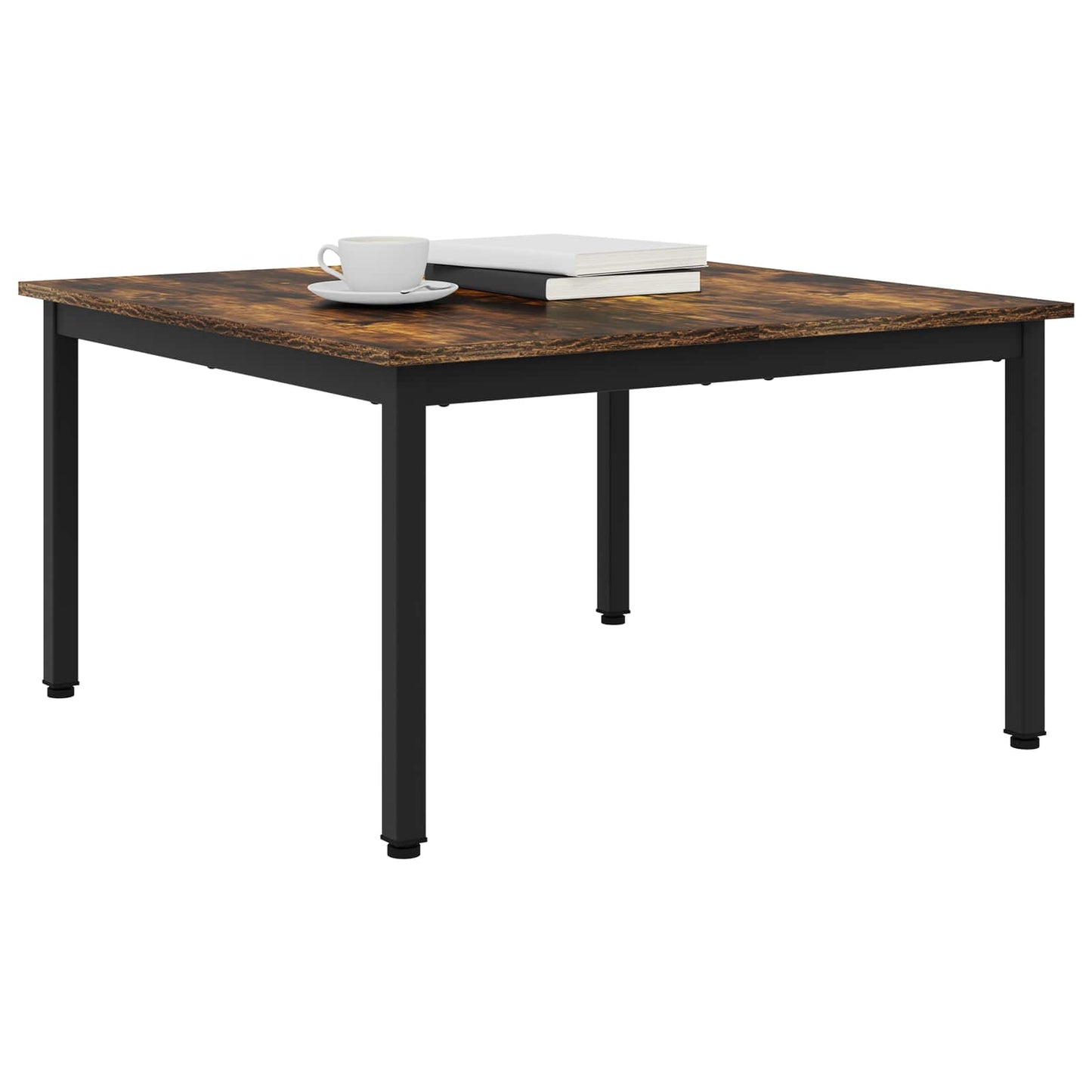 Konferenční Stolek Kouřový Dub 80 X 80 X 45 Cm Kompozitní Dřevo