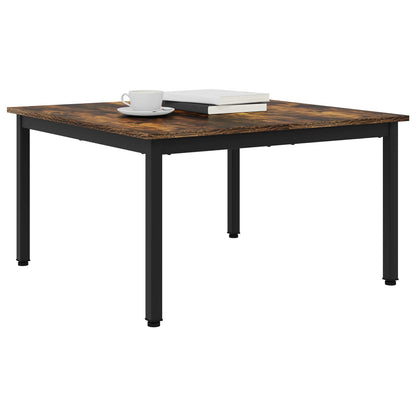 Konferenční Stolek Kouřový Dub 80 X 80 X 45 Cm Kompozitní Dřevo