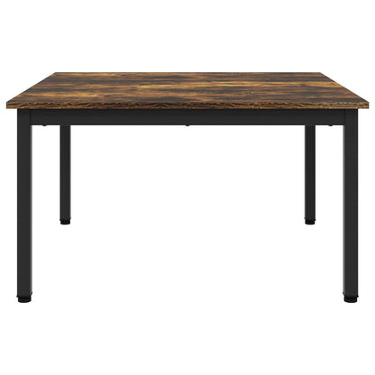 Konferenční Stolek Kouřový Dub 80 X 80 X 45 Cm Kompozitní Dřevo