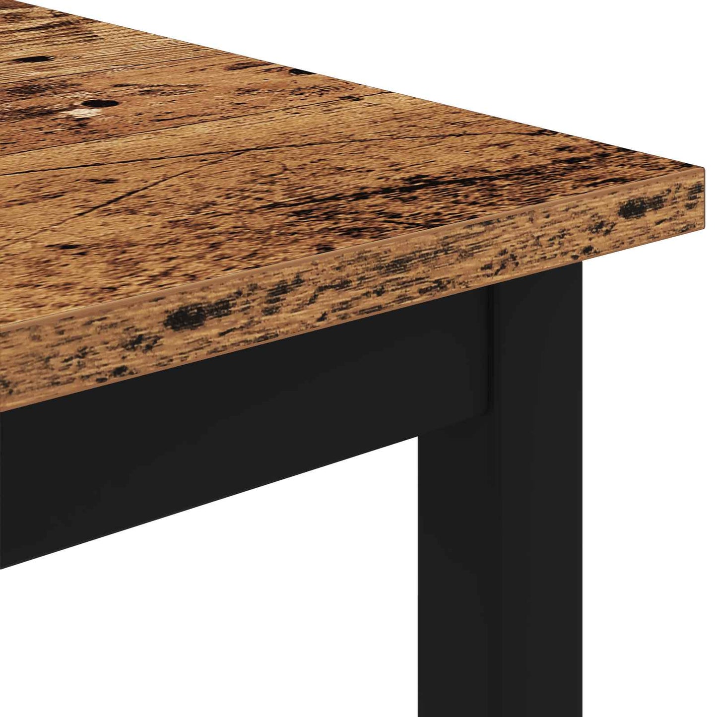 Konferenční Stolek Staré Dřevo 80 X 80 X 45 Cm Kompozitní Dřevo