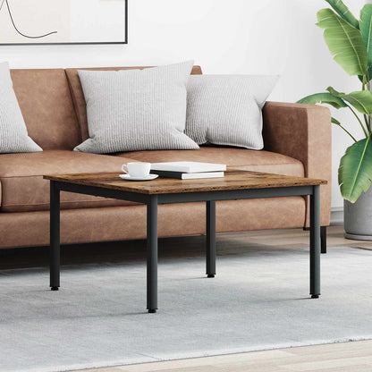 Konferenční Stolek Staré Dřevo 80 X 80 X 45 Cm Kompozitní Dřevo