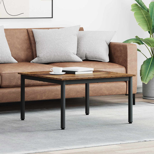 Konferenční Stolek Staré Dřevo 80 X 80 X 45 Cm Kompozitní Dřevo