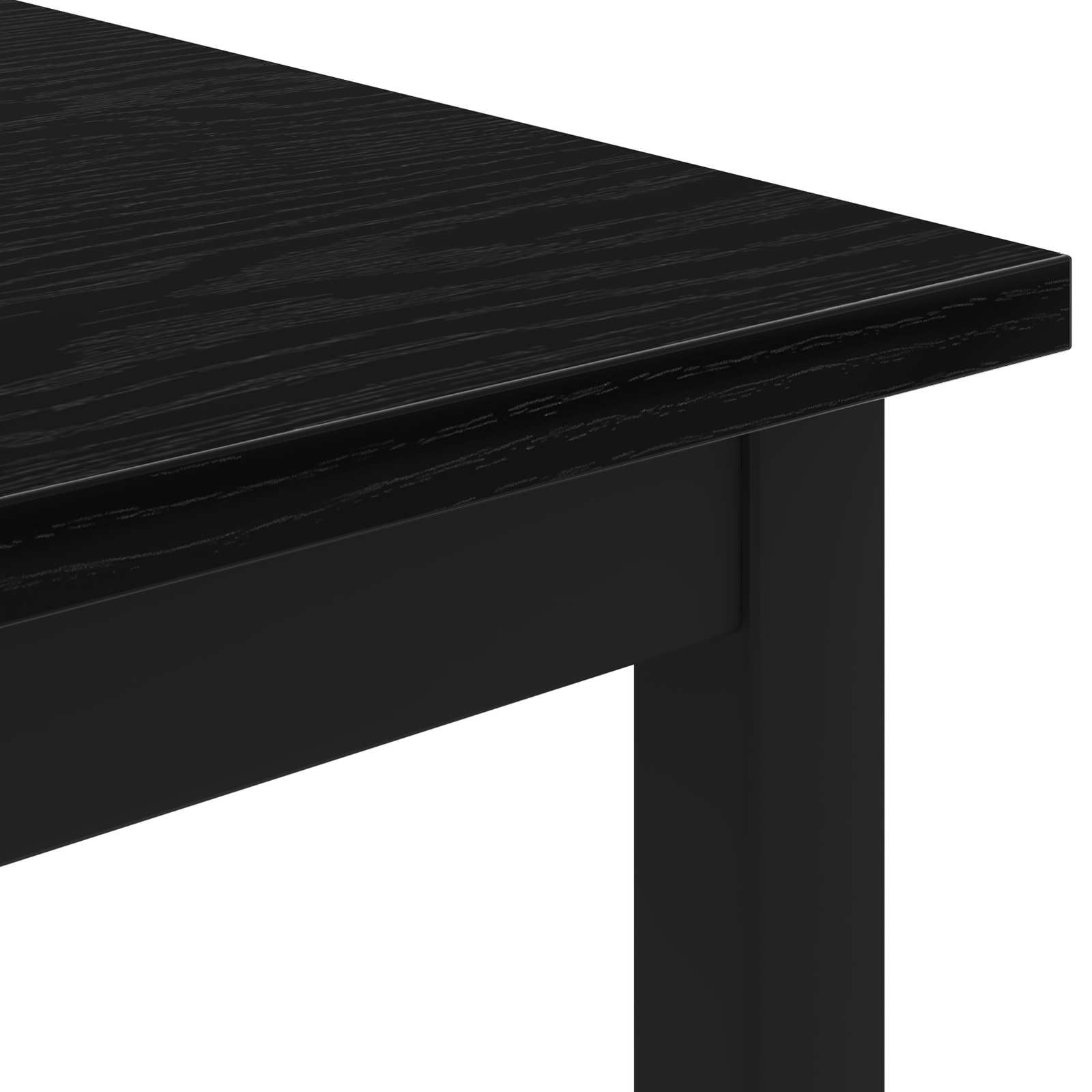 Konferenční Stolek Černý Dub 100 X 100 X 45 Cm Kompozitní Dřevo