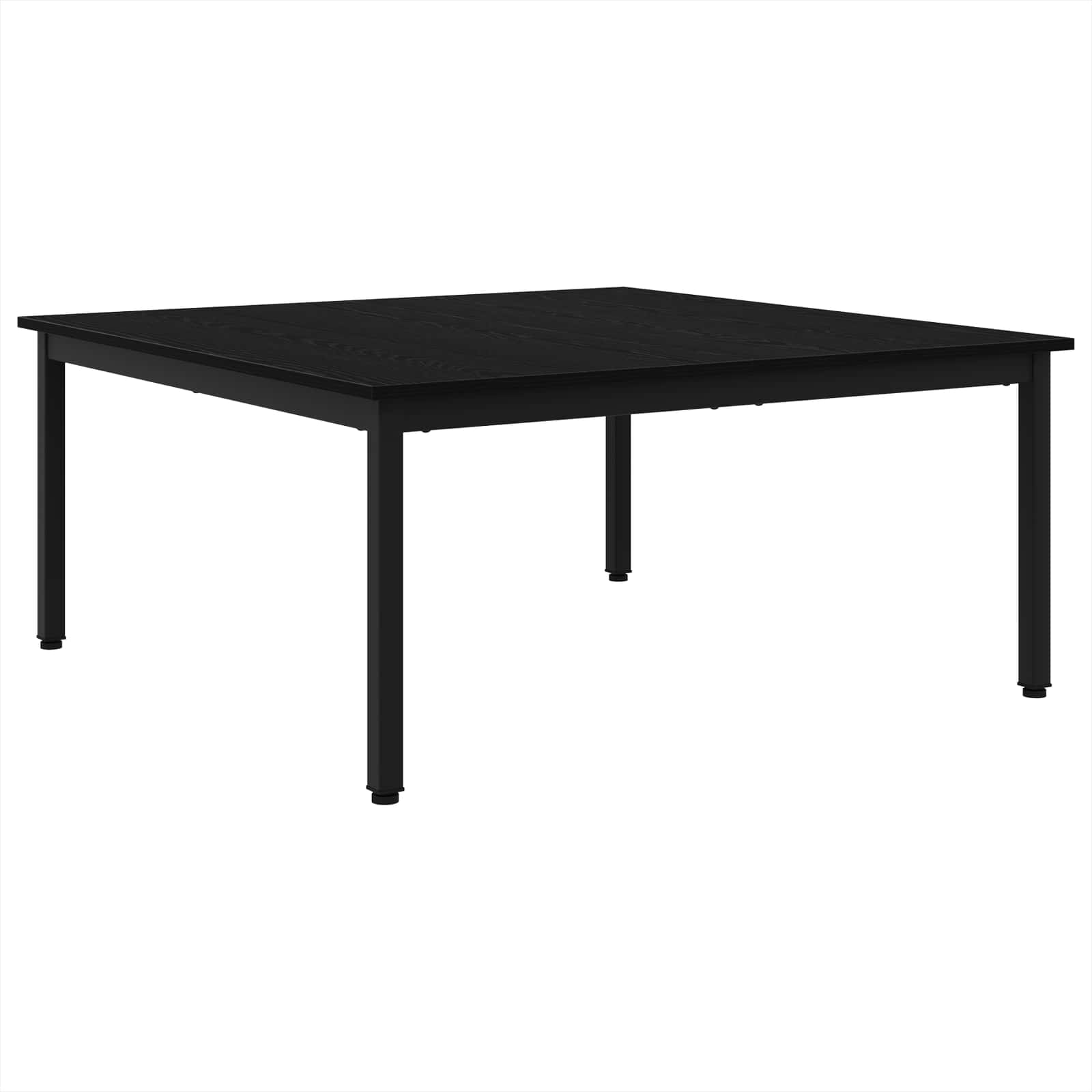 Konferenční Stolek Černý Dub 100 X 100 X 45 Cm Kompozitní Dřevo