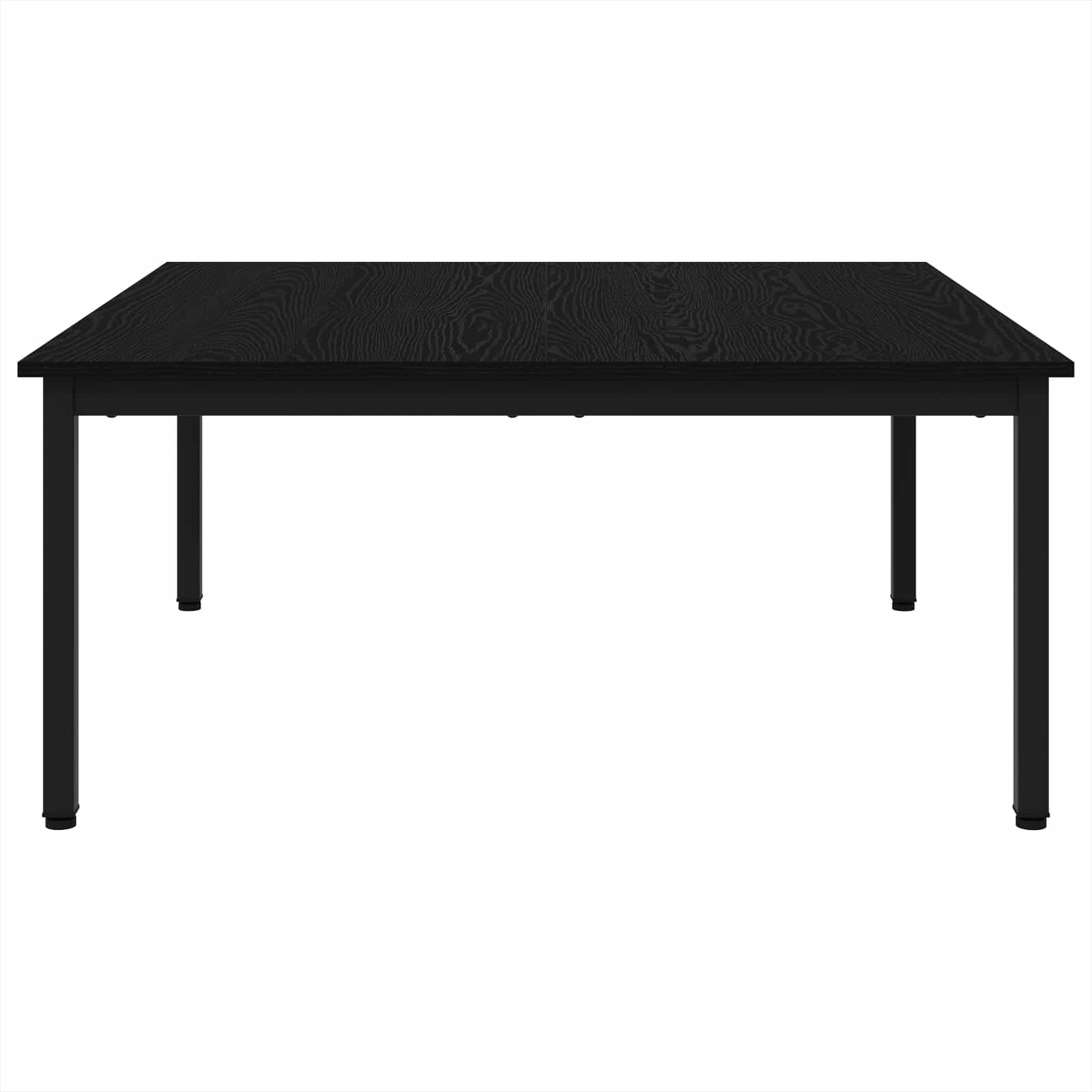 Konferenční Stolek Černý Dub 100 X 100 X 45 Cm Kompozitní Dřevo