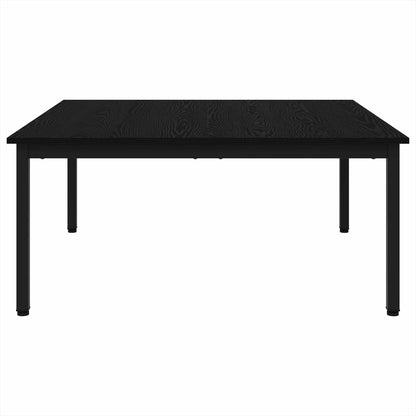 Konferenční Stolek Černý Dub 100 X 100 X 45 Cm Kompozitní Dřevo