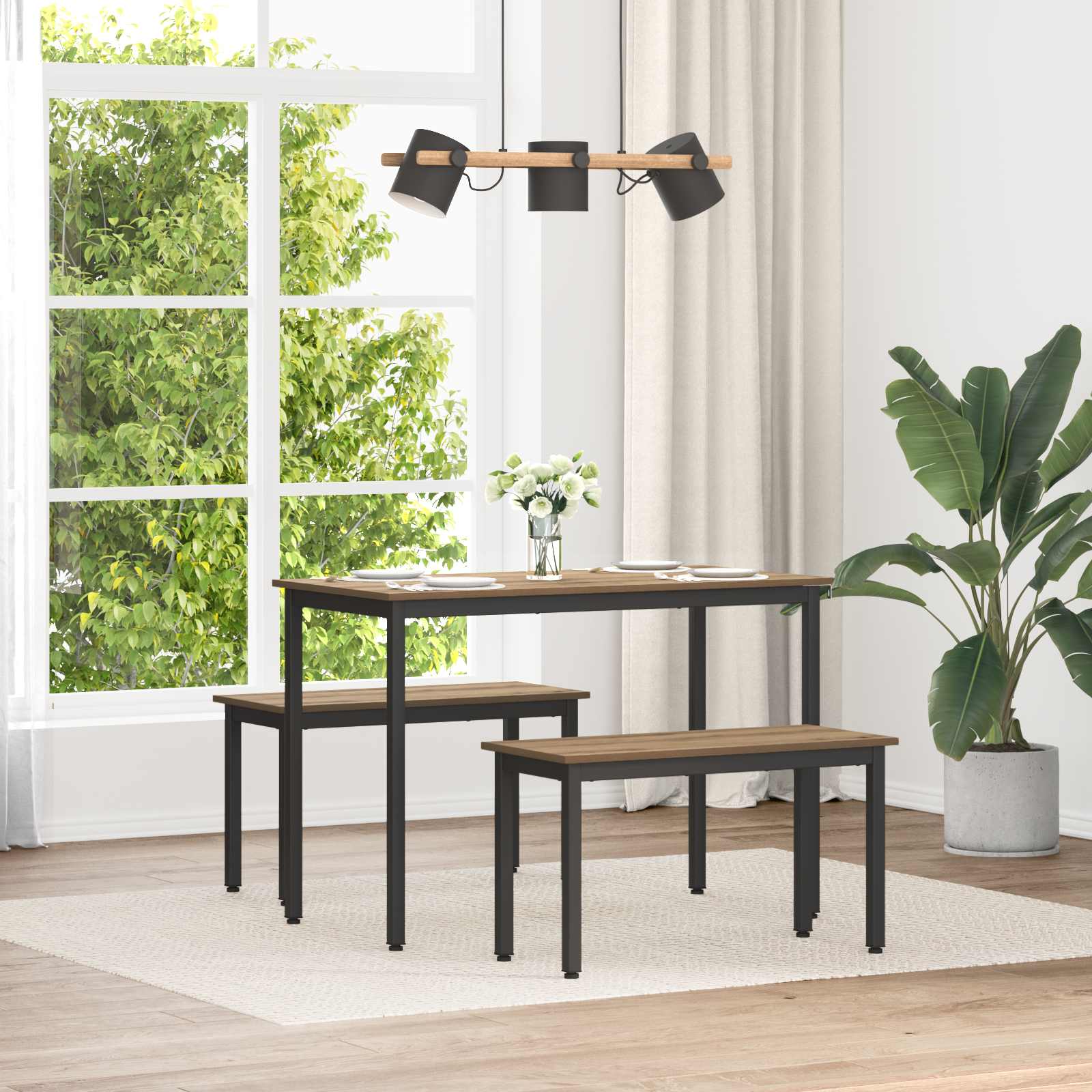 Lavice Umělecký Dub 80 X 35 X 45 Cm Kompozitní Dřevo