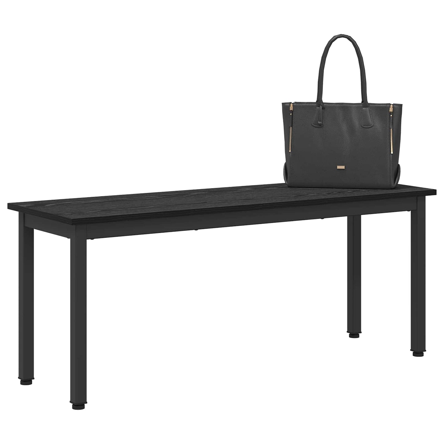Lavice Černý Dub 110 X 35 X 45 Cm Kompozitní Dřevo