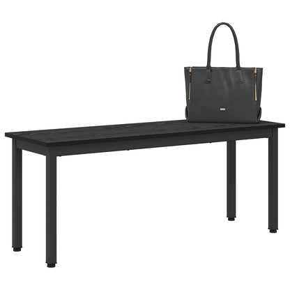 Lavice Černý Dub 110 X 35 X 45 Cm Kompozitní Dřevo