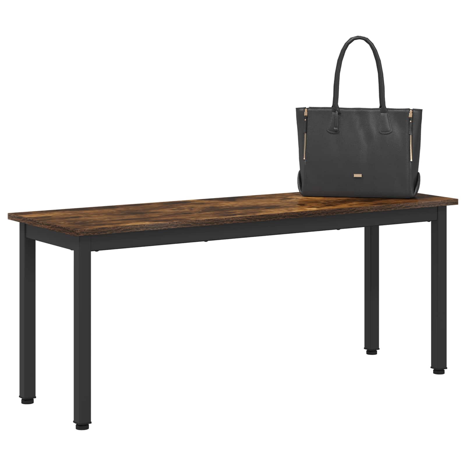 Lavice Kouřový Dub 110 X 35 X 45 Cm Kompozitní Dřevo