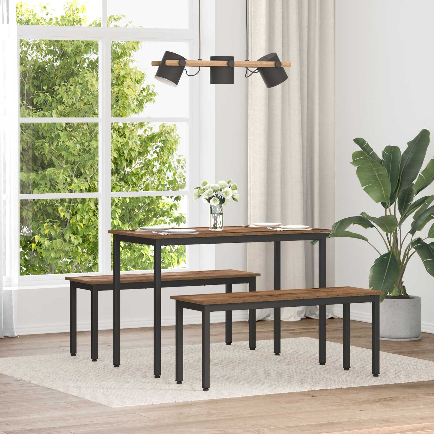 Lavice Staré Dřevo 110 X 35 X 45 Cm Kompozitní Dřevo