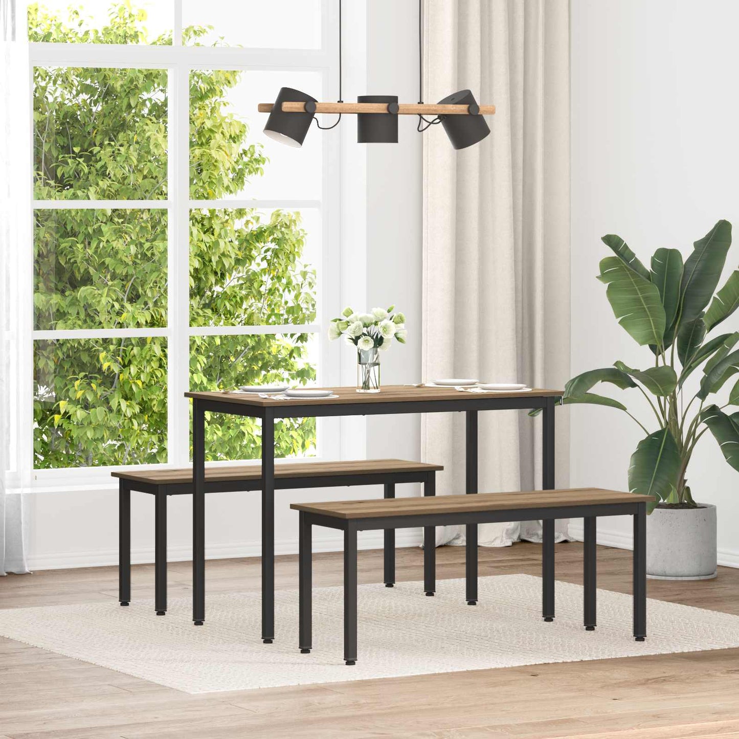 Lavice Umělecký Dub 110 X 35 X 45 Cm Kompozitní Dřevo