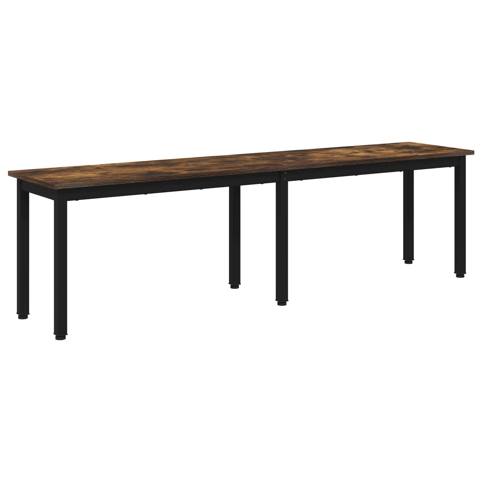 Lavice Kouřový Dub 160 X 35 X 45 Cm Kompozitní Dřevo