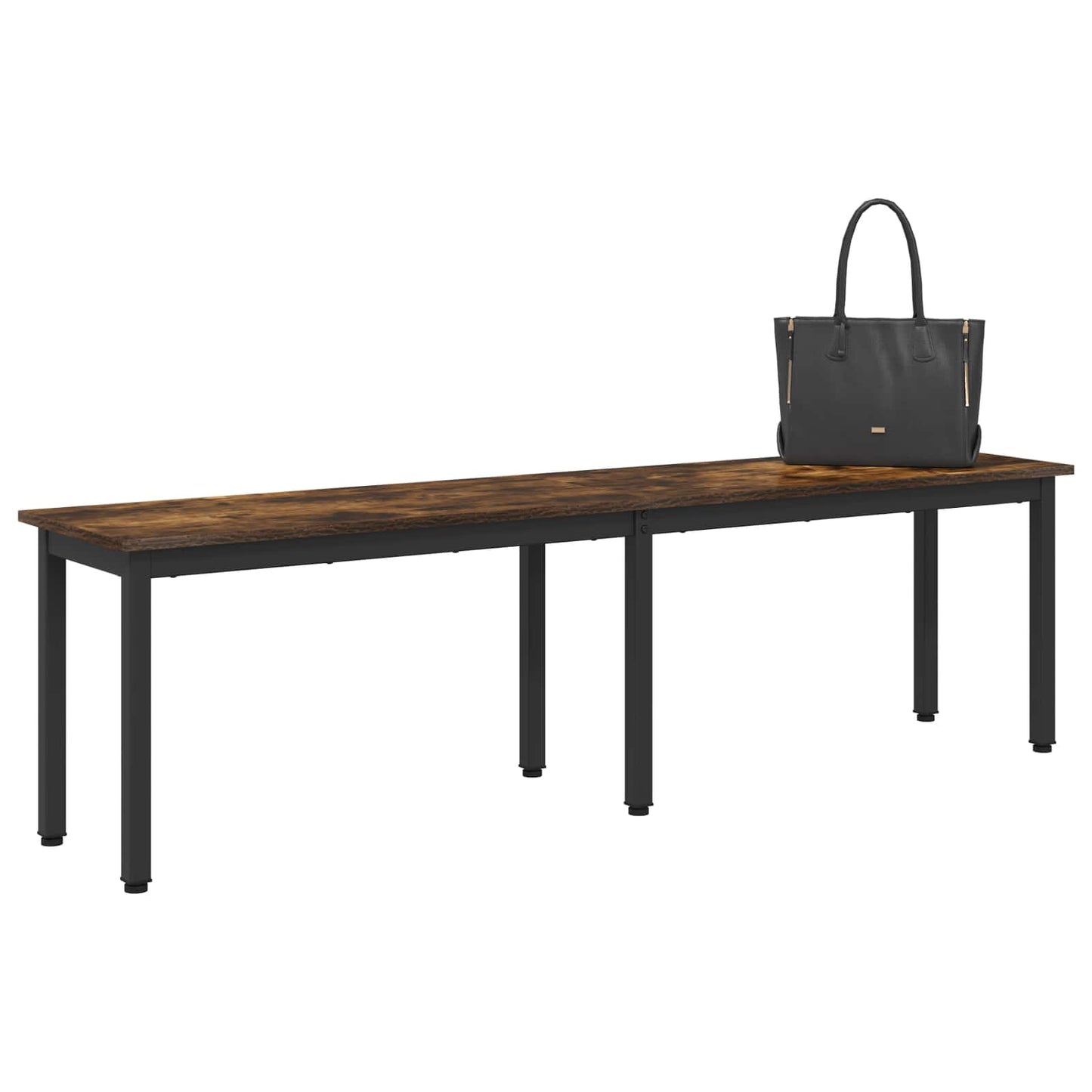 Lavice Kouřový Dub 160 X 35 X 45 Cm Kompozitní Dřevo