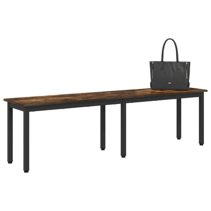 Lavice Kouřový Dub 160 X 35 X 45 Cm Kompozitní Dřevo