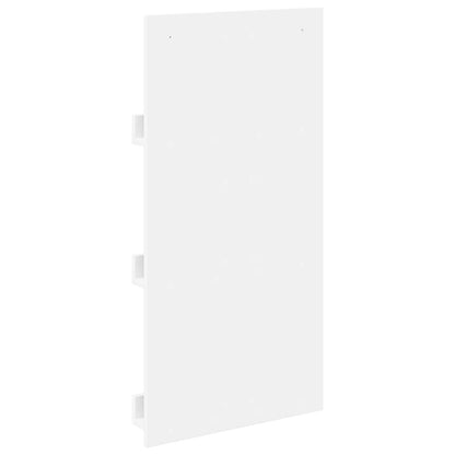 Regál Na Časopisy Bílá 51 X 11 X 102 Cm Kompozitní Dřevo