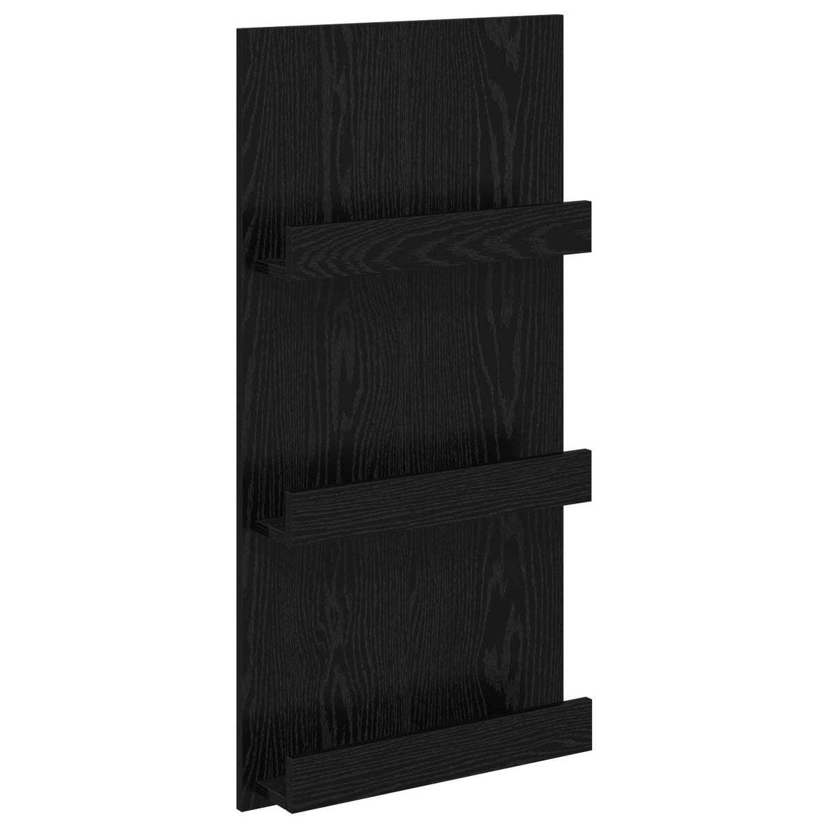 Regál Na Časopisy Černý Dub 51 X 11 X 102 Cm Kompozitní Dřevo