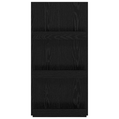 Regál Na Časopisy Černý Dub 51 X 11 X 102 Cm Kompozitní Dřevo