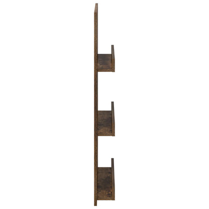 Regál Na Časopisy Kouřový Dub 51 X 11 X 102 Cm Kompozitní Dřevo
