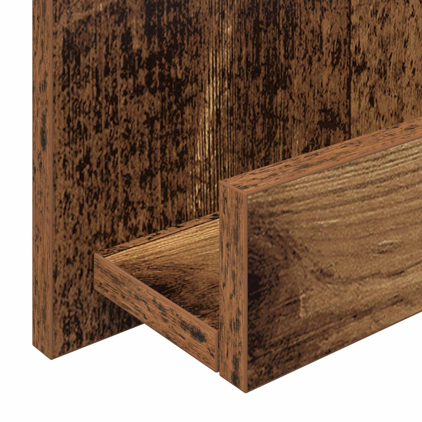 Regál Na Časopisy Staré Dřevo 51 X 11 X 102 Cm Kompozitní Dřevo