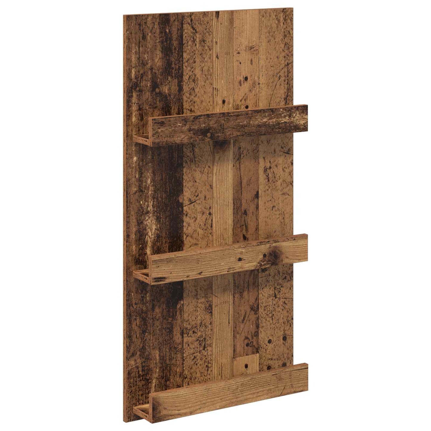 Regál Na Časopisy Staré Dřevo 51 X 11 X 102 Cm Kompozitní Dřevo
