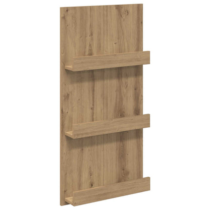 Regál Na Časopisy S Policí Artisanový Dub 51 X 11 X 102 Cm