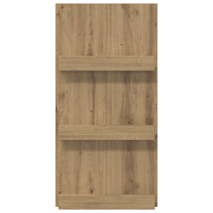 Regál Na Časopisy S Policí Artisanový Dub 51 X 11 X 102 Cm