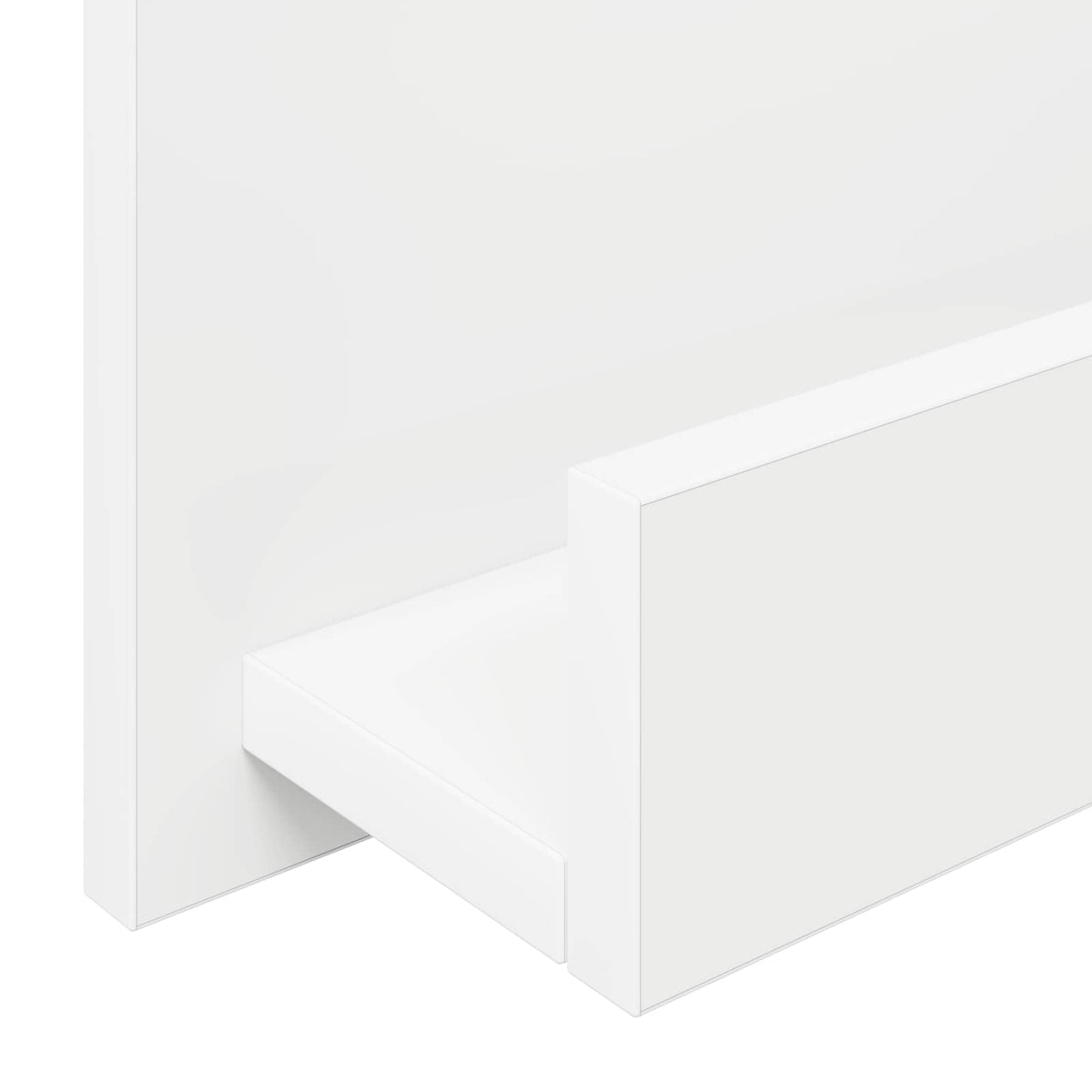 Regál Na Časopisy Bílá 43 X 11 X 102 Cm Kompozitní Dřevo