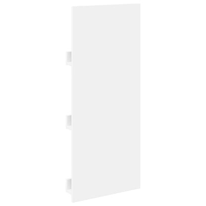Regál Na Časopisy Bílá 43 X 11 X 102 Cm Kompozitní Dřevo
