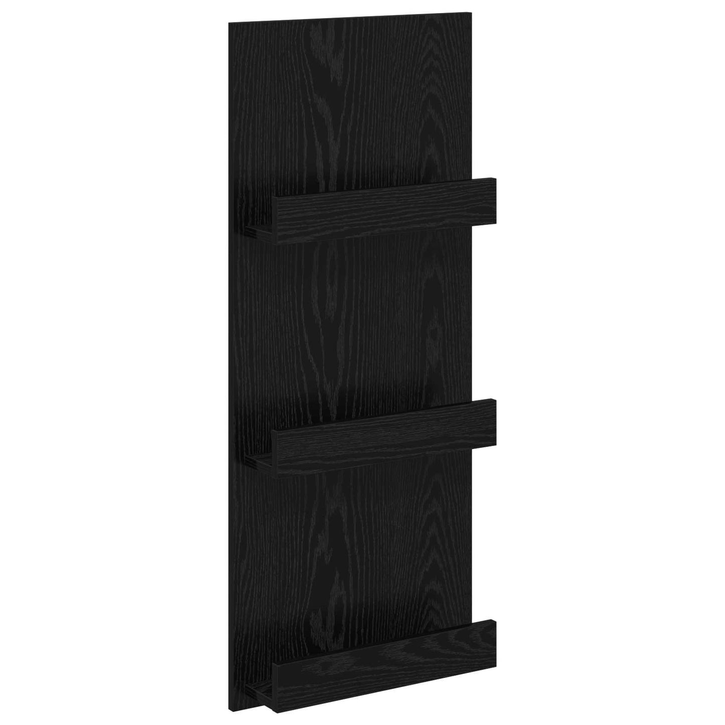 Regál Na Časopisy Černý Dub 43 X 11 X 102 Cm Kompozitní Dřevo