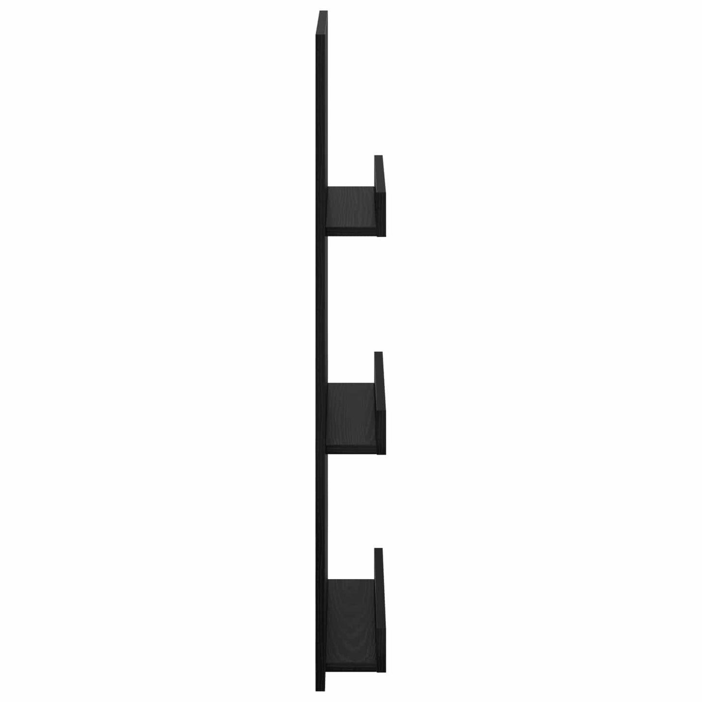 Regál Na Časopisy Černý Dub 43 X 11 X 102 Cm Kompozitní Dřevo
