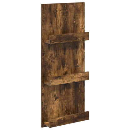 Regál Na Časopisy Kouřový Dub 43 X 11 X 102 Cm Kompozitní Dřevo
