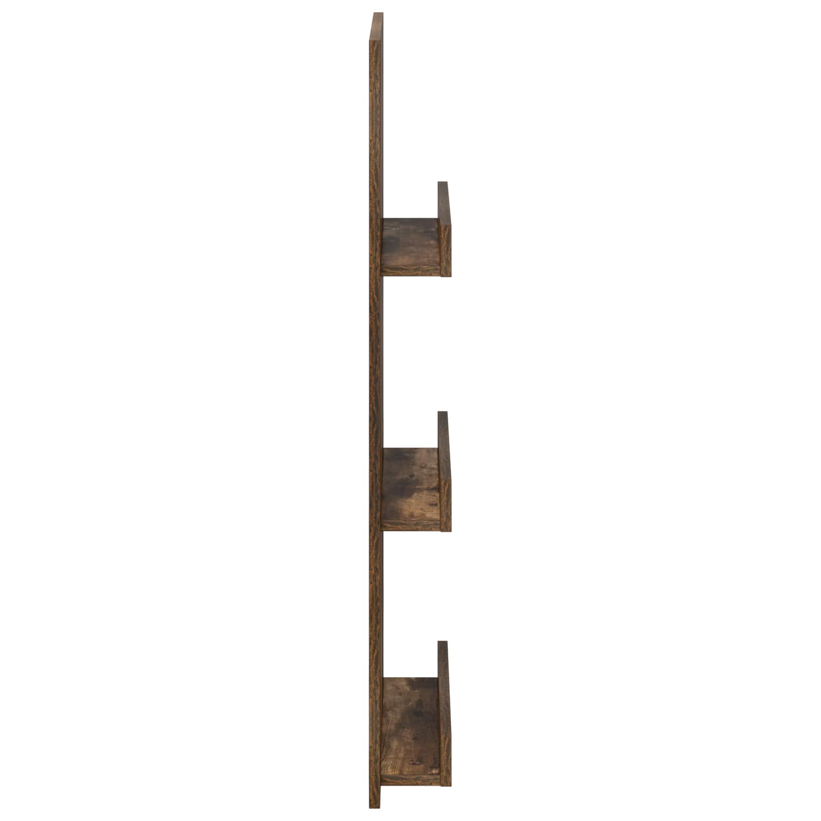 Regál Na Časopisy Kouřový Dub 43 X 11 X 102 Cm Kompozitní Dřevo