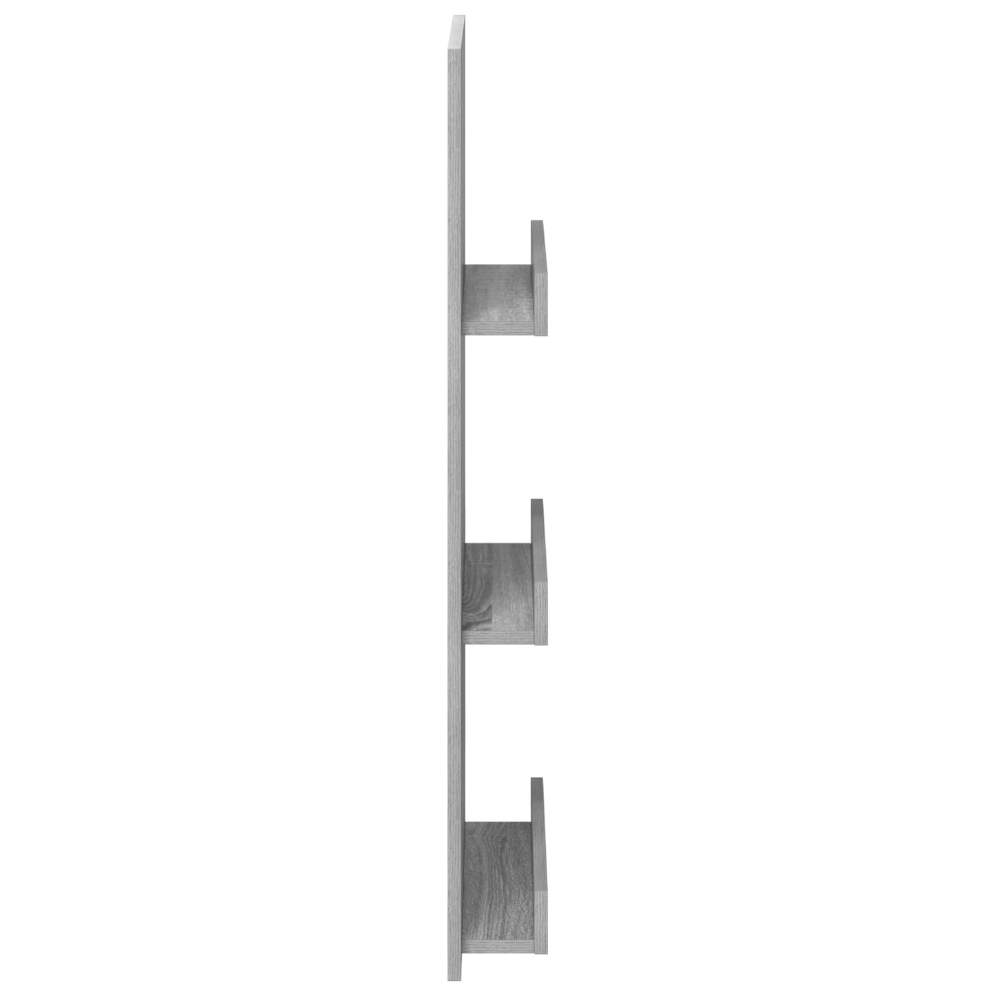 Regál Na Časopisy Šedá Sonoma 43 X 11 X 102 Cm Kompozitní Dřevo