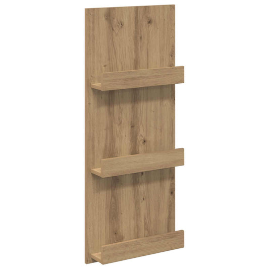Regál Na Časopisy S Policí Artisanový Dub 43 X 11 X 102 Cm