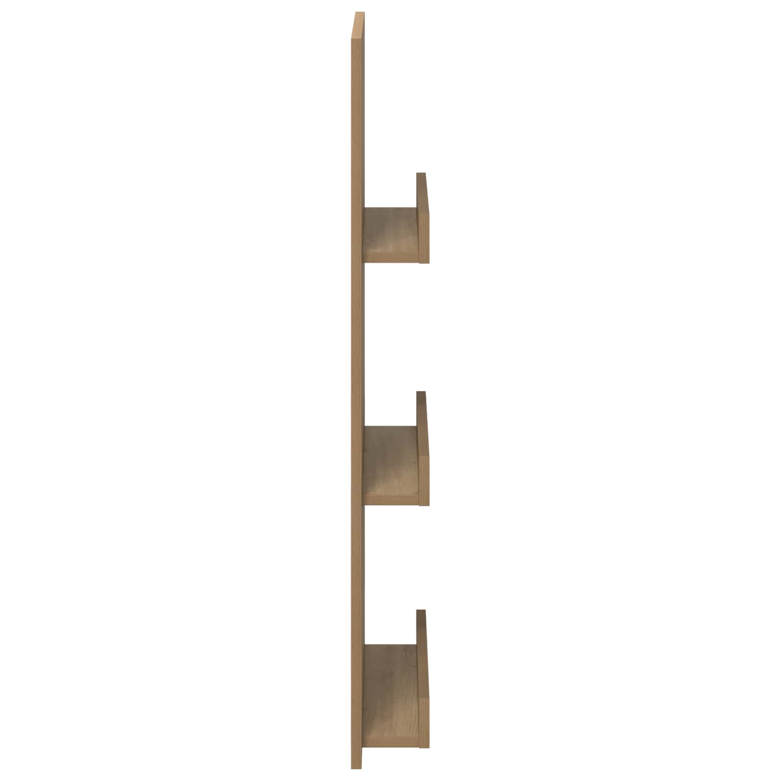 Regál Na Časopisy S Policí Artisanový Dub 43 X 11 X 102 Cm