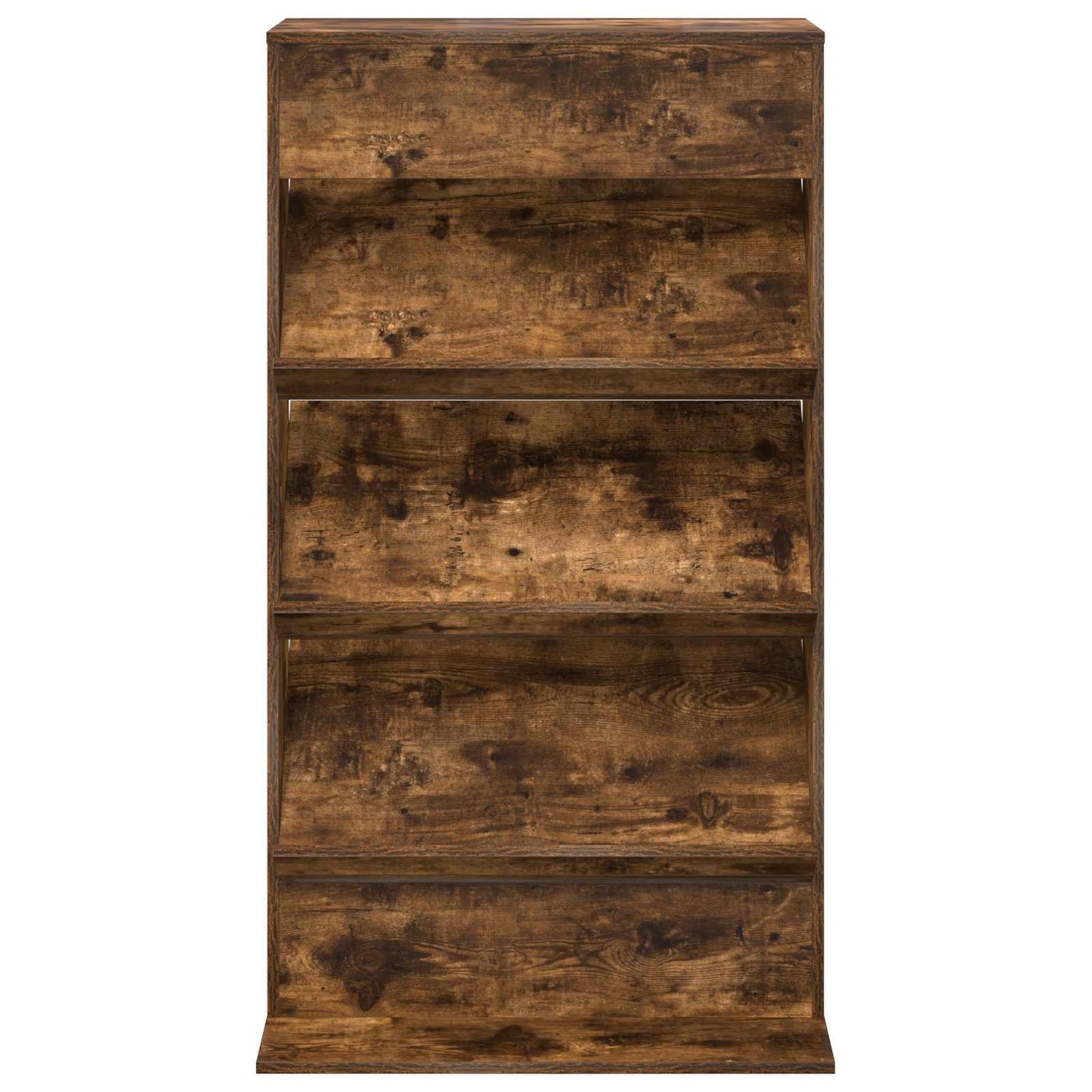 Regál Na Časopisy Kouřový Dub 70 X 41 X 126 Cm Kompozitní Dřevo