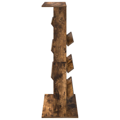 Regál Na Časopisy Kouřový Dub 70 X 41 X 126 Cm Kompozitní Dřevo