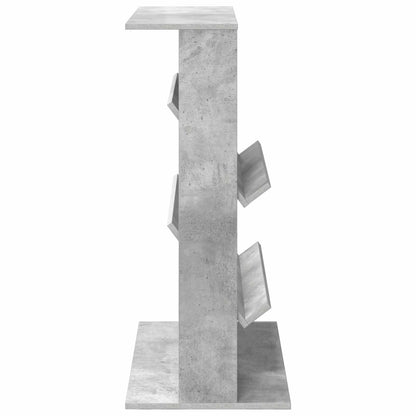 Regál Na Časopisy Betonově Šedá 70 X 41 X 96 Cm