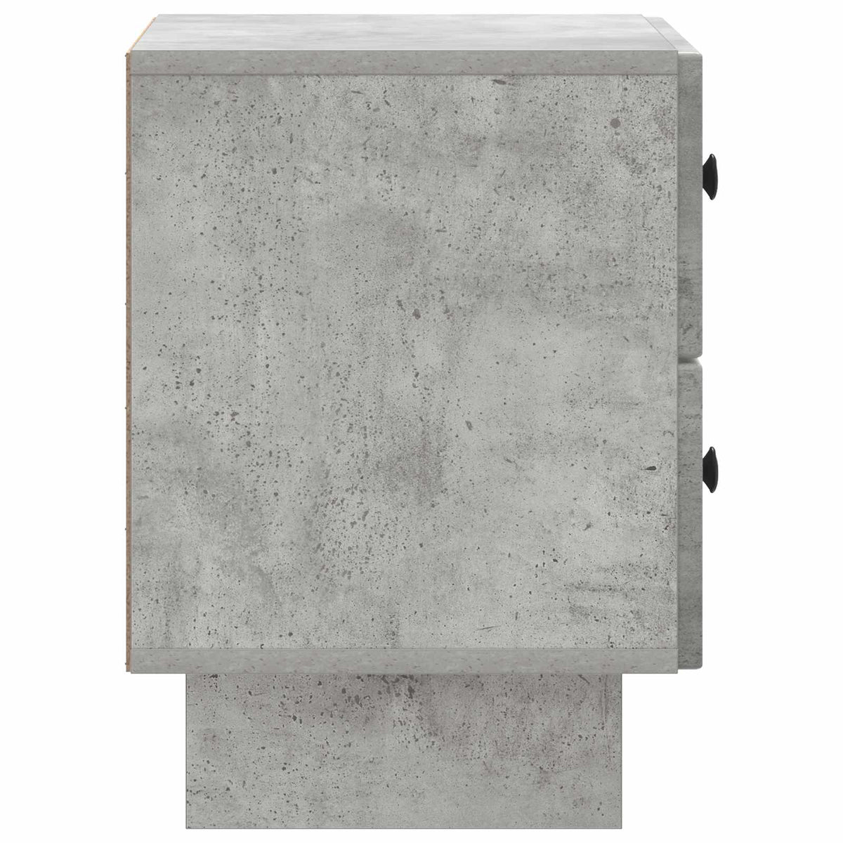Noční Skříňka 2 Pcs Betonově Šedá 43 X 34,5 X 47,5 Cm