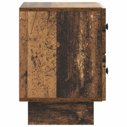 Noční Skříňka Staré Dřevo 43 X 34,5 X 47,5 Cm Kompozitní Dřevo