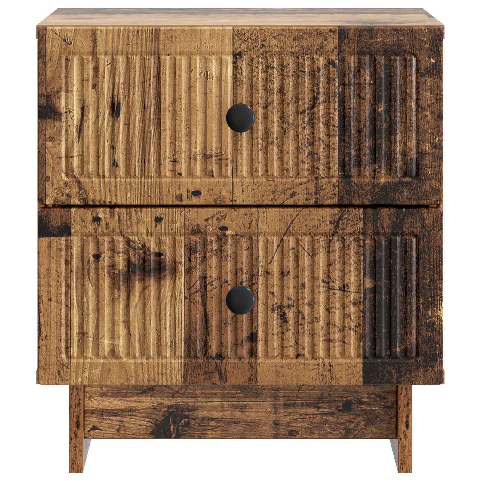 Noční Skříňka Se Zásuvkou 2 Pcs Staré Dřevo 43 X 34,5 X 47,5 Cm