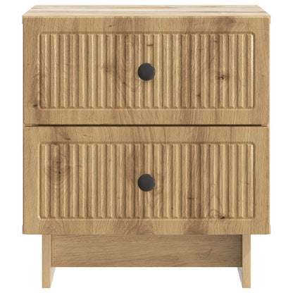Noční Skříňka Dub Artisan 43 X 34,5 X 47,5 Cm Kompozitní Dřevo