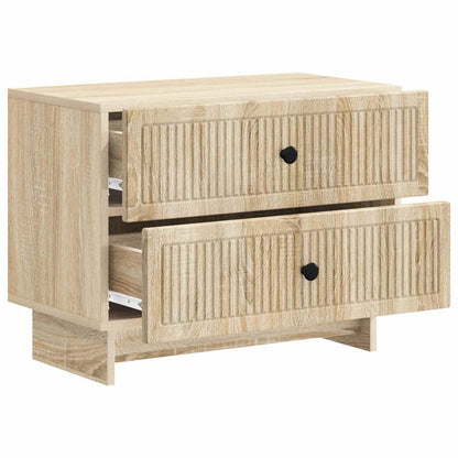 Noční Skříňka Dub Sonoma 62 X 34,5 X 47,5 Cm Kompozitní Dřevo