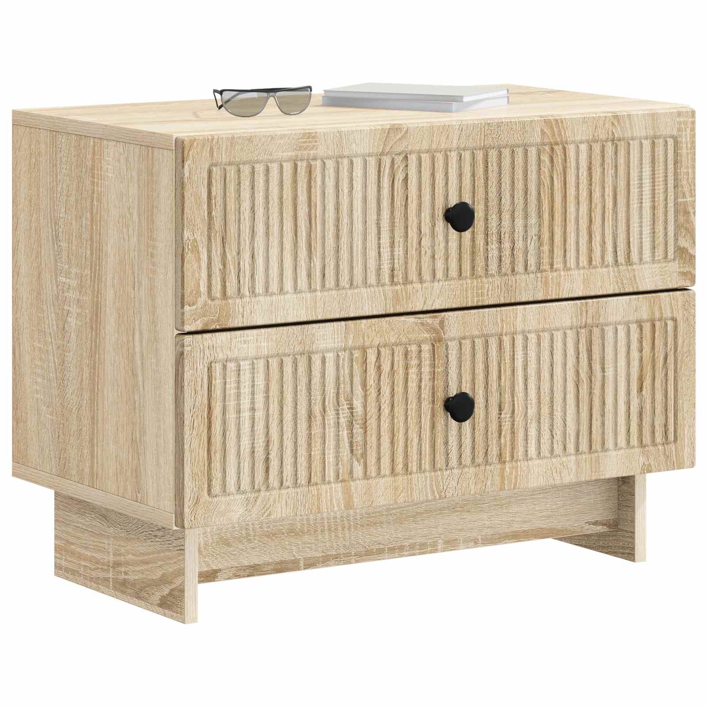 Noční Skříňka Dub Sonoma 62 X 34,5 X 47,5 Cm Kompozitní Dřevo