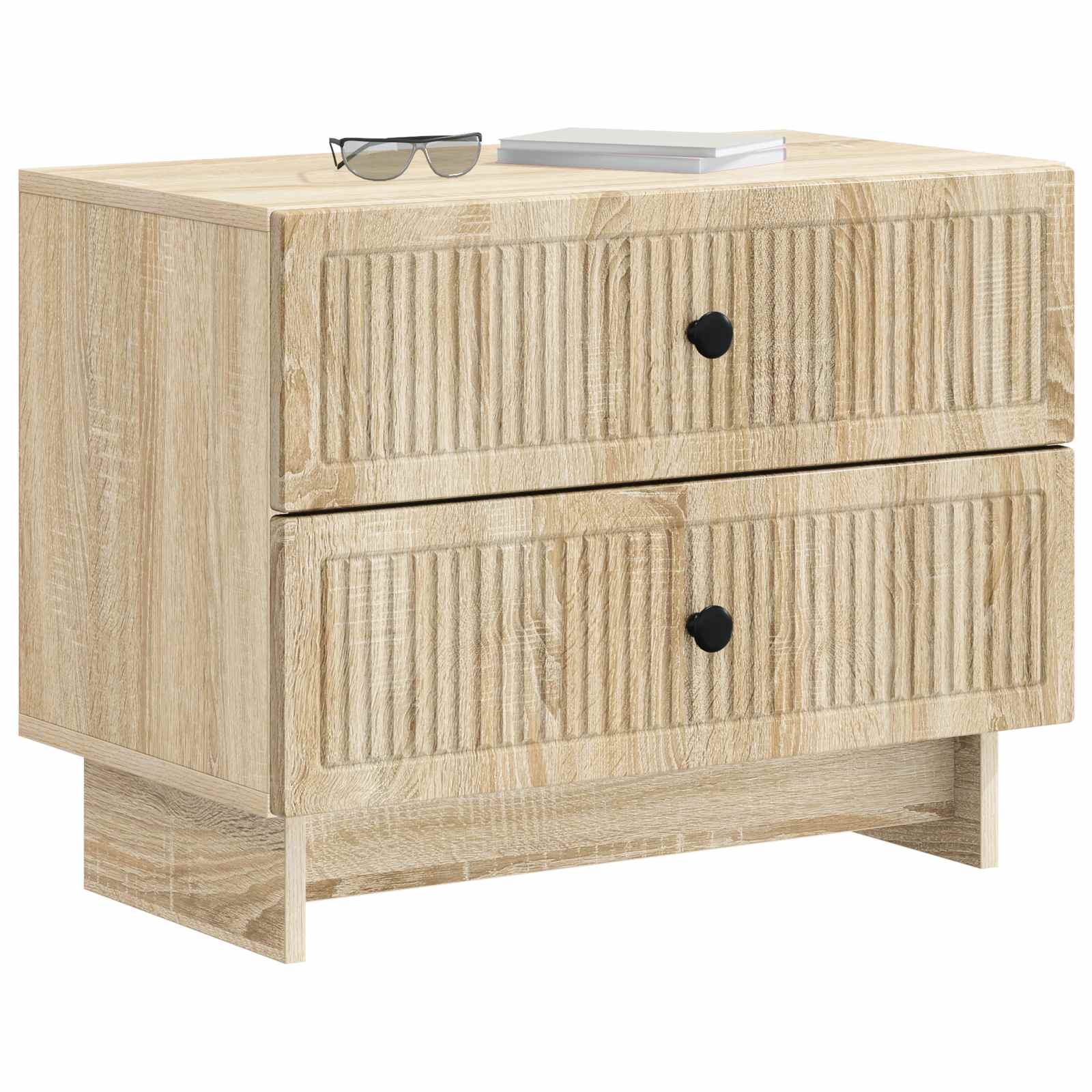 Noční Skříňka Dub Sonoma 62 X 34,5 X 47,5 Cm Kompozitní Dřevo